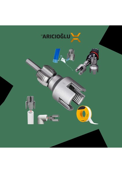 Nr-Idd 20MM Iç-Dış Plastik Boru Diş Açma Aparatı