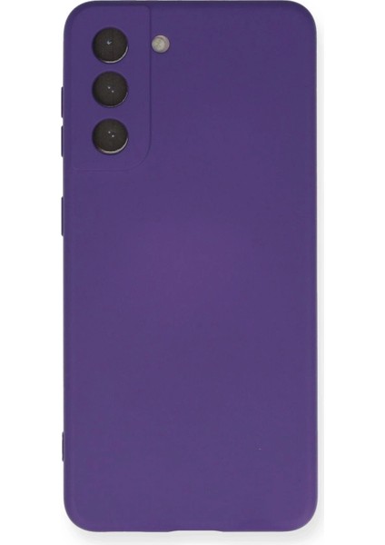 Samsung Galaxy S21 Fe Kılıf Nano Içi Kadife Silikon - Mor