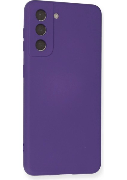 Samsung Galaxy S21 Fe Kılıf Nano Içi Kadife Silikon - Mor fiyatları