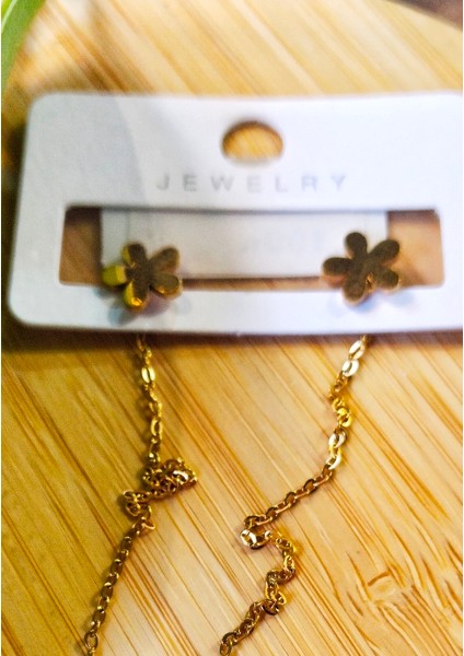 Gümüş Renk Lüks Gösterişli Küpe