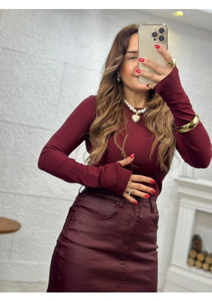 Parmak Geçmeli Bordo Body modelleri