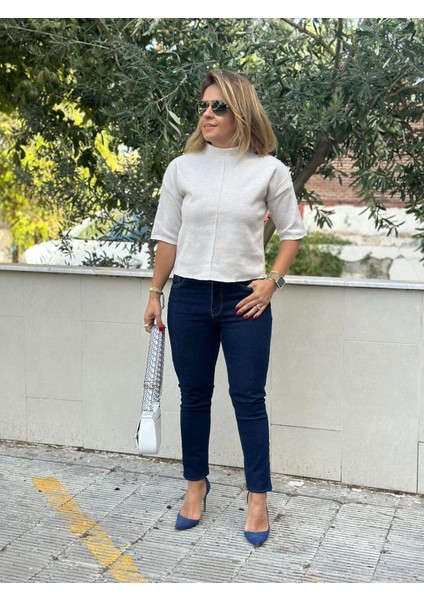 Lacivert Toparlayıcı Pantolon