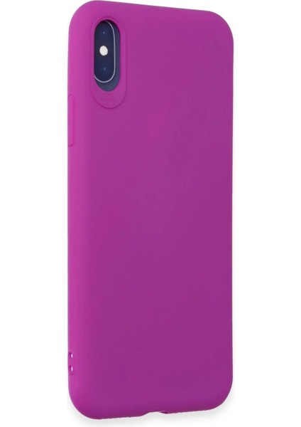 iPhone x Kılıf First Silikon - Mor fiyatları