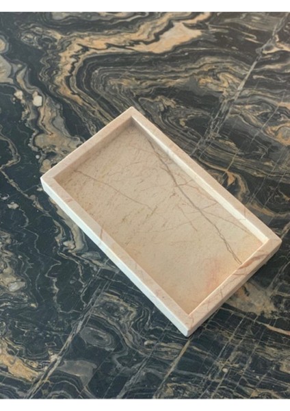 Bej Mermer Tepsi 15X30CM, Şık ve Dayanıklı Ev Dekorasyonu Için Ideal Seçenek fiyatları