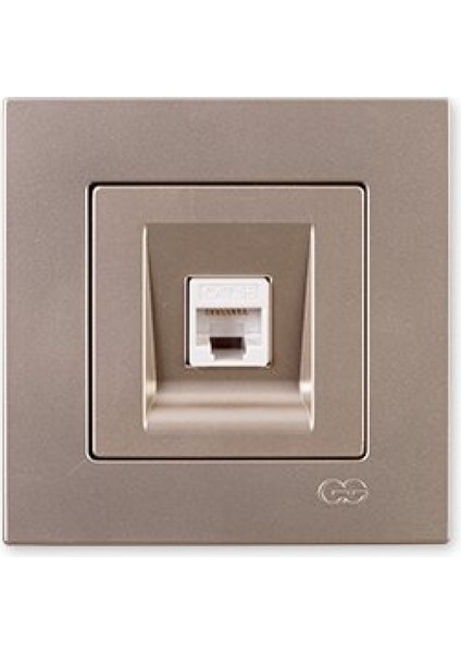 Eqona M. Bej Tekli Data Priz RJ45 (Cat6) (Mkz) fiyatları