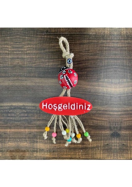 Kırmızı Uğur Böceği Duvar ve Kapı Süsü, Şık ve Sevimli Dekorasyon Parçası modelleri