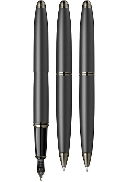 & WizDesign 88 Dolmakalem + Tükenmezkalem + Versatil Üçlü Set Mat Siyah (Ömür Boyu Garantili - Lüks Kutulu - İsme Özel Tasarım) fırsatları