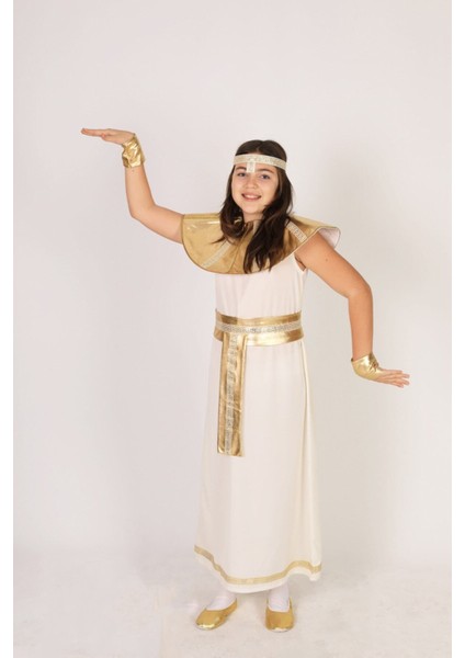 Antik Mısır Kız Çocuk Kostümü, Eğlenceli ve Renkli Tasarım fiyatları