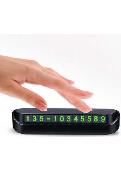 Fosforlu Araç Içi Park Numaratörü | Torpido Üstü Açılır Kapanır Telefon Numarası Gösterici | Şık ve Pratik Tasarım modelleri