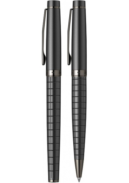 & WizDesign 38 Dolmakalem + Tükenmezkalem Ikili Set Mat Siyah (Ömür Boyu Garantili - Lüks Kutulu - İsme Özel Tasarım) modelleri