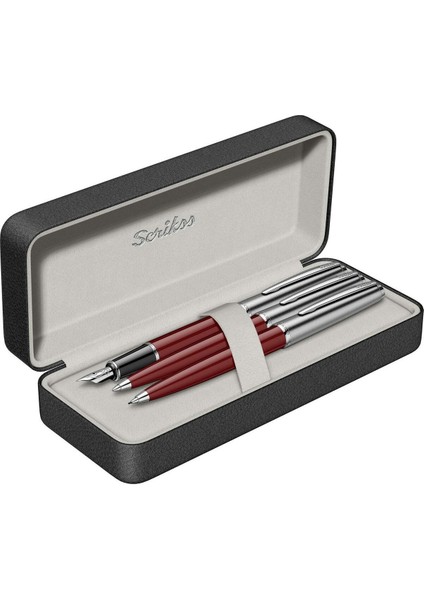 & WizDesign 78 Dolmakalem + Tükenmezkalem + Versatil Üçlü Set Bordo (Ömür Boyu Garantili - Lüks Kutulu - İsme Özel Tasarım)