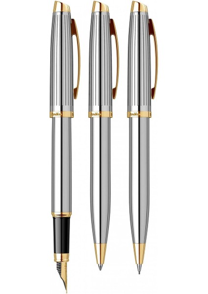 & WizDesign 39 Dolmakalem + Tükenmezkalem + Versatil Üçlü Set Gold Krom (Ömür Boyu Garantili - Lüks Kutulu - İsme Özel Tasarım) fırsatları