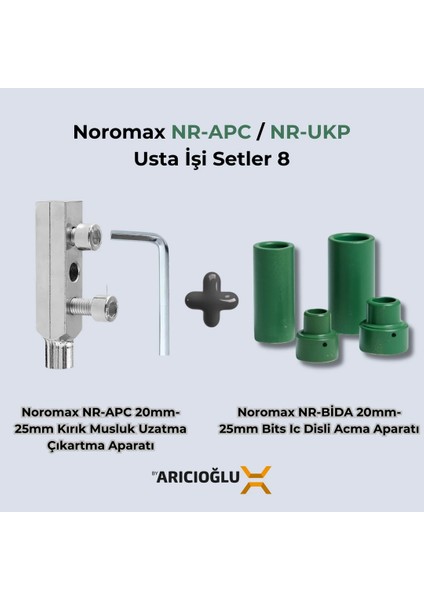 20-25MM Uzun Kaynak Paftası ve 20-25MM Kırık Musluk Çıkarma Aparat Seti