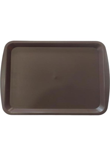 10 Adet Kahverengi Self Servis Tepsisi 36X27 Cm, Döner, Dürüm, Hamburger Için Ideal