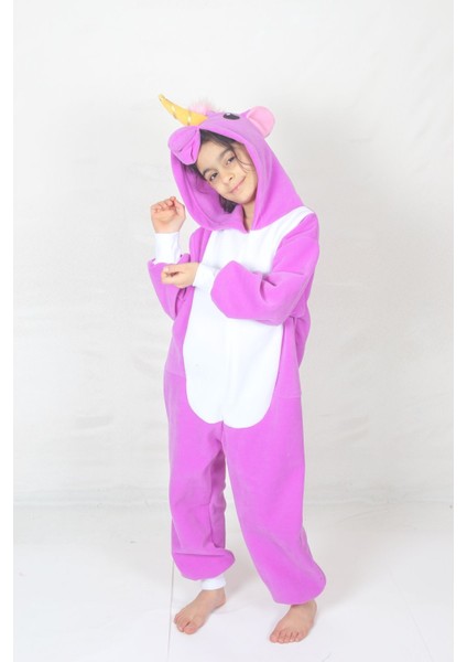 Mor Unicorn Çocuk Kostümü, Rüya Gibi Eğlence Için Mükemmel Seçim