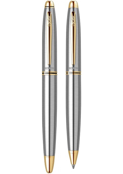 & WizDesign 88 Dolmakalem + Tükenmezkalem Ikili Set Gold Krom (Ömür Boyu Garantili - Lüks Kutulu - İsme Özel Tasarım) fiyatları