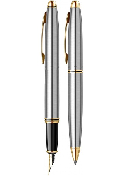 & WizDesign 88 Dolmakalem + Tükenmezkalem Ikili Set Gold Krom (Ömür Boyu Garantili - Lüks Kutulu - İsme Özel Tasarım) indirimleri