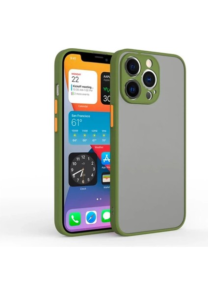iPhone 13 Pro Max 6.7inç Kamera Korumalı Premium Silikon KILIF-(1903)