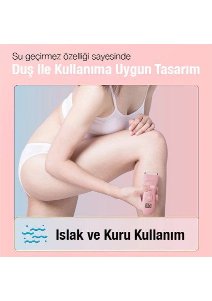 Ezere Saç Sakal Vücut Tıraş Makinesi Su Geçirmez Dijital GÖSTERGELI-(1903) fırsatları