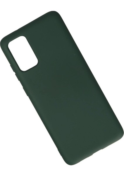 Samsung Galaxy S20 Plus Kılıf Nano Içi Kadife Silikon - Koyu Yeşil modelleri