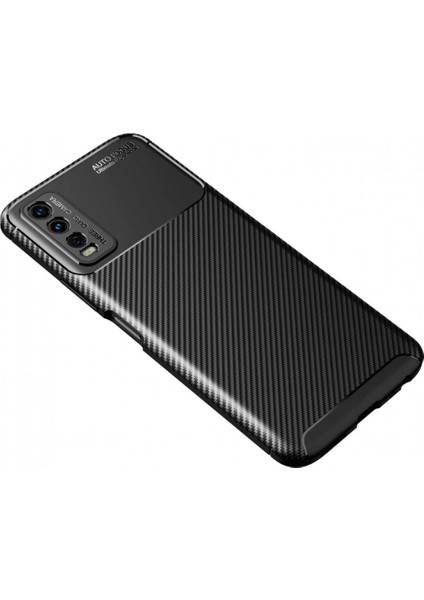 Vivo Y11S Kılıf Auto Focus Karbon Kapak - Siyah fiyatları
