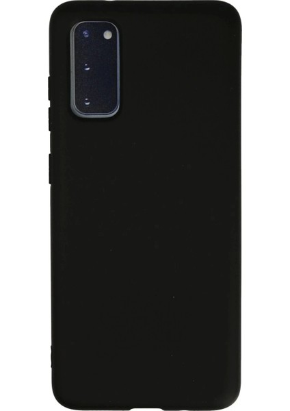 Samsung Galaxy S20 Kılıf Nano Içi Kadife Silikon - Siyah