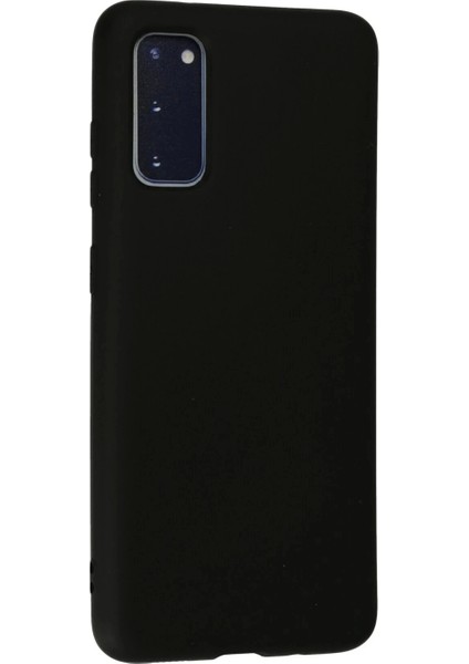 Samsung Galaxy S20 Kılıf Nano Içi Kadife Silikon - Siyah modelleri