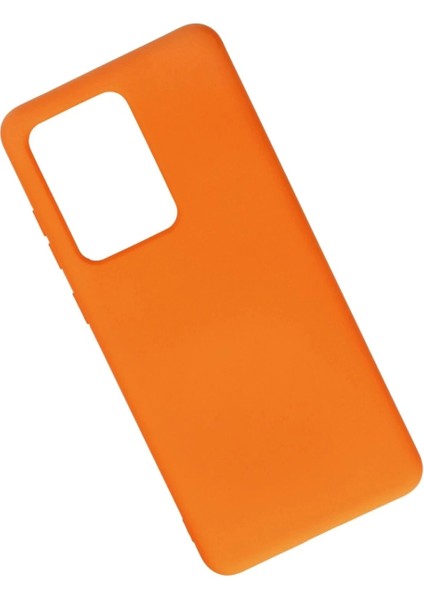 Samsung Galaxy S20 Ultra Kılıf Nano Içi Kadife Silikon - Turuncu fiyatları