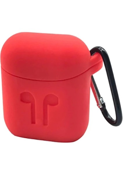 Ally Apple Airpods Için Silikon Kılıf ANAHTARLIKLI-(1903) indirimleri