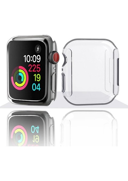 Ally Apple Iwatch 44MM 360 Koruma Ultra Slim Silikon KILIF-(1903)