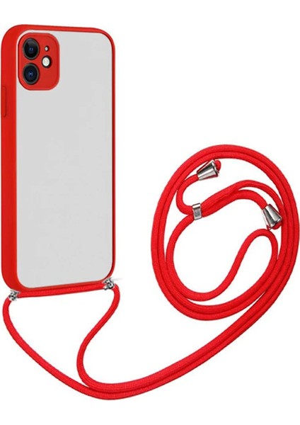 Ally iPhone 11 6.1 Askılı Koruyucu Silikon KILIF-(1903)
