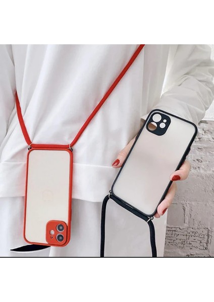 Ally iPhone 11 6.1 Askılı Koruyucu Silikon KILIF-(1903)