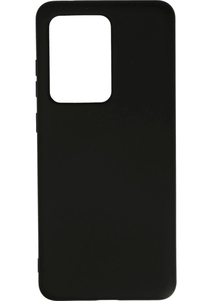 Samsung Galaxy S20 Ultra Kılıf Nano Içi Kadife Silikon - Siyah