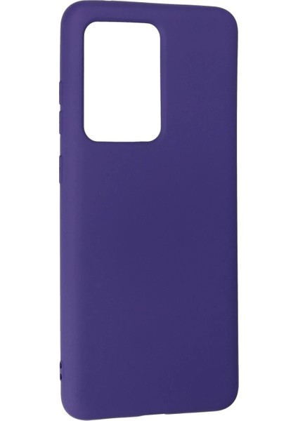 Samsung Galaxy S20 Ultra Kılıf Nano Içi Kadife Silikon - Mor modelleri