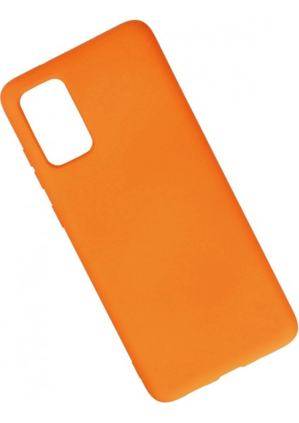 Samsung Galaxy S20 Plus Kılıf Nano Içi Kadife Silikon - Turuncu fiyatları