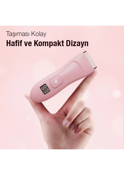 Ezere Saç Sakal Vücut Tıraş Makinesi Su Geçirmez Dijital GÖSTERGELI-(1903) indirimleri