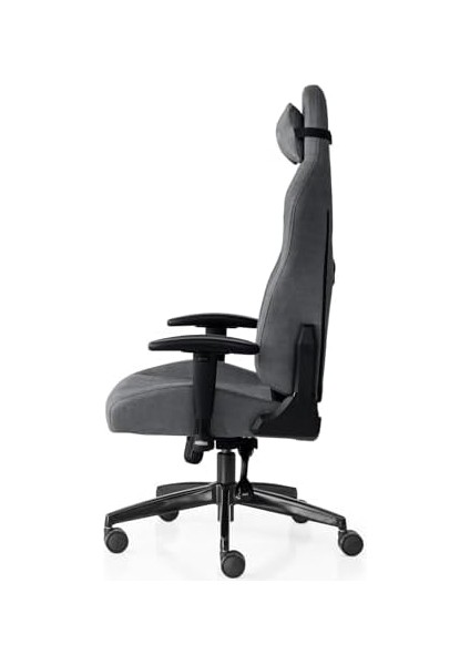 15'li Plus Profesyonel Oyuncu Koltuğu Kumaş Gri/siyah fiyatları