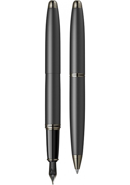 & WizDesign 88 Dolmakalem + Tükenmezkalem Ikili Set Mat Siyah (Ömür Boyu Garantili - Lüks Kutulu - İsme Özel Tasarım) fırsatları