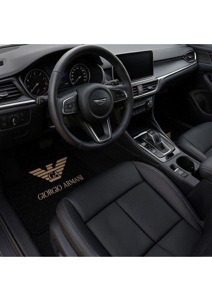 Lüx Marka Desenli Dekoratif 4'lü Oto Paspas Takımı Tüm Araçlara Uygun Leke Tutmaz Makinede Yıkanabilir fiyatları