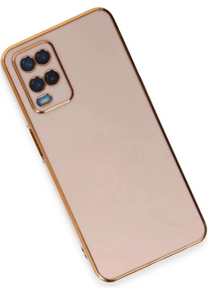 Oppo A54 4g Kılıf Volet Silikon - Pembe modelleri