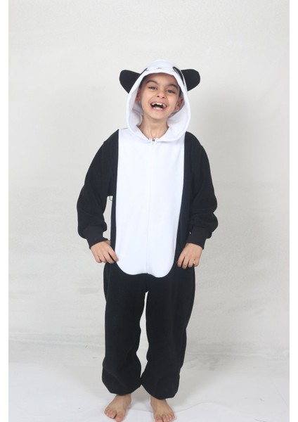 Sevimli Çocuk Panda Kostümü, Rahat ve Eğlenceli Hayvan Temalı Kıyafet