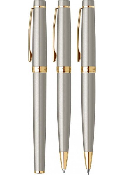 & WizDesign 38 Dolmakalem + Tükenmezkalem + Versatil Üçlü Set Saten Altın (Ömür Boyu Garantili - Lüks Kutulu - İsme Özel Tasarım) modelleri