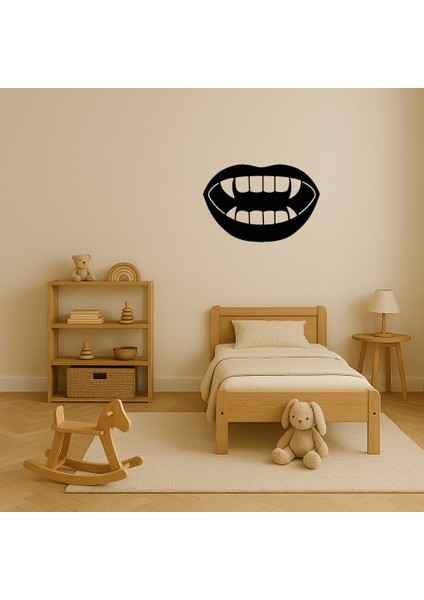 Dracula Vampir Dişleri Dekoratif Duvar Tablosu - KA7901-3649 modelleri