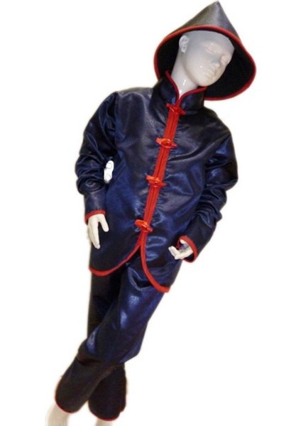 Lacivert Japon Temalı Kıyafet, Şık ve Rahat Tasarım