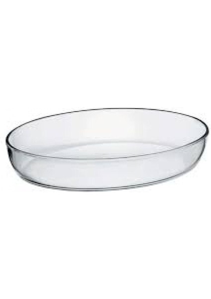 Beyaz Oval Borcam Tepsi 59074, Şık ve Dayanıklı Mutfak Gereci