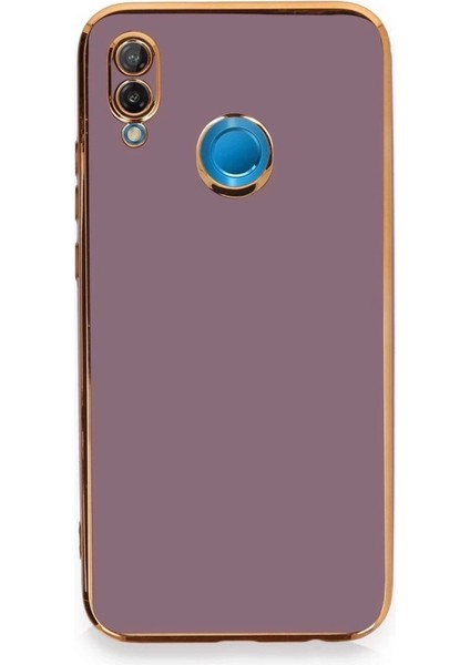 Huawei P20 Lite Kılıf Volet Silikon - Mor