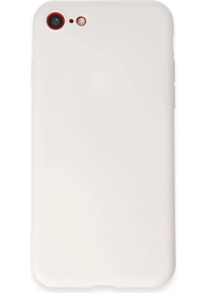 iPhone 7 Kılıf First Silikon - Beyaz