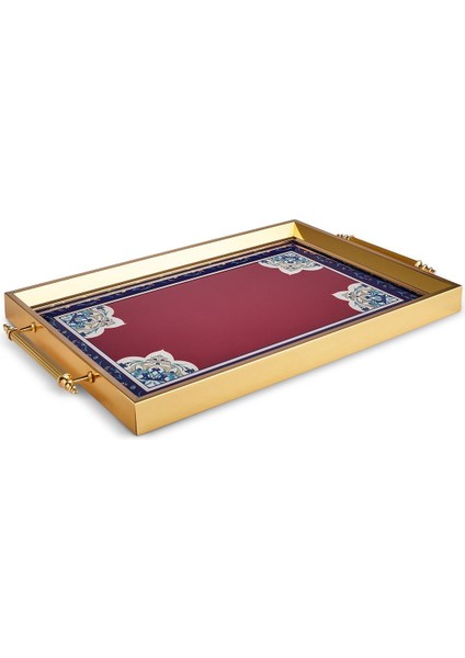 Hattat Dikdörtgen Tepsi 49X29 cm Gri, Şık ve Kullanışlı Mutfak Aksesuarı