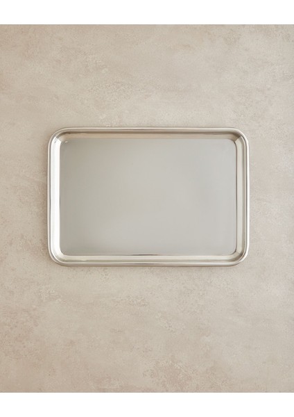 Paslanmaz Çelik Tepsi, Dayanıklı ve Şık, Ev ve Mutfak Kullanımı Için Uygun fiyatları