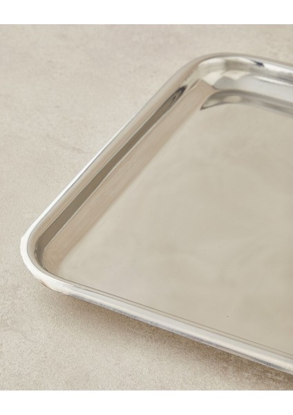 Paslanmaz Çelik Tepsi, Dayanıklı ve Şık, Ev ve Mutfak Kullanımı Için Uygun modelleri